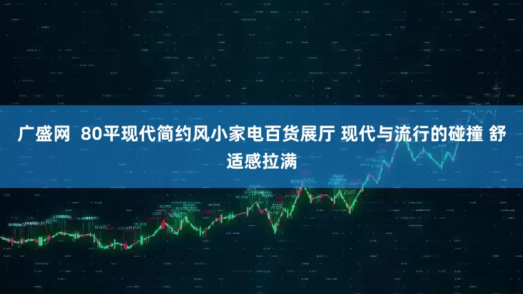 广盛网  80平现代简约风小家电百货展厅 现代与流行的碰撞 舒适感拉满